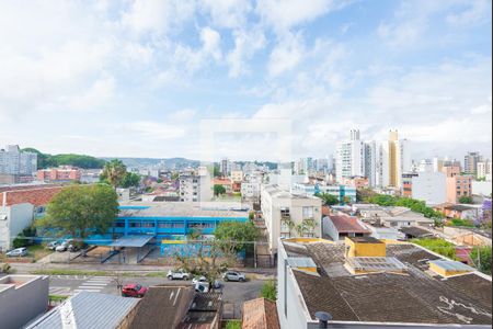Vista da Sala de apartamento à venda com 2 quartos, 58m² em Azenha, Porto Alegre