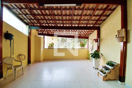 Terraço da Sala de casa à venda com 3 quartos, 332m² em Parque Monte Alegre, Taboão da Serra