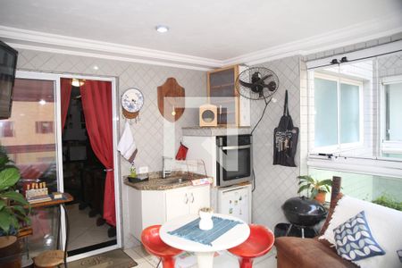 Varanda gourmet de apartamento para alugar com 2 quartos, 124m² em Vila Tupi, Praia Grande