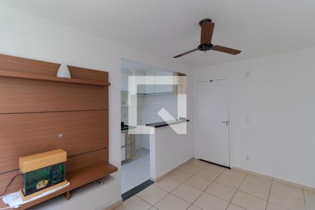 Sala de apartamento para alugar com 2 quartos, 48m² em Loteamento Parque São Martinho, Campinas