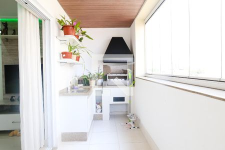 Varanda Gourmet de apartamento para alugar com 3 quartos, 133m² em Campestre, Santo André