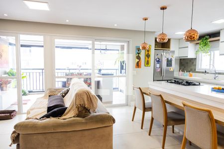 Sala de apartamento à venda com 2 quartos, 120m² em Jardim, Santo André