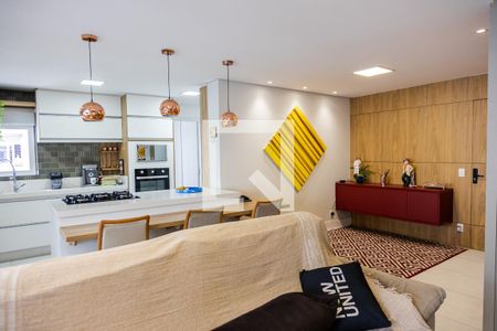 Sala de apartamento à venda com 2 quartos, 120m² em Jardim, Santo André