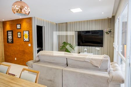 Sala de apartamento à venda com 2 quartos, 120m² em Jardim, Santo André