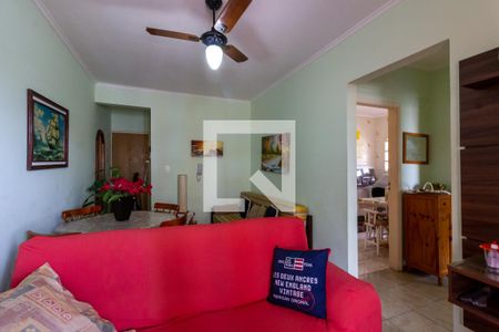 Sala de apartamento para alugar com 2 quartos, 84m² em Tupi, Praia Grande