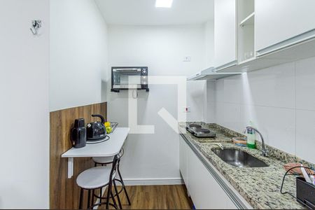 Studio para alugar com 25m², 1 quarto e sem vaga Studio para alugar com 25m², 1 quarto e sem vagaCozinha