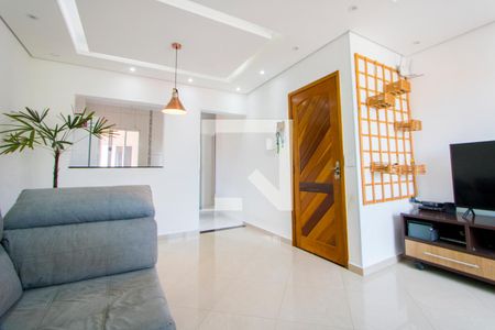 Sala de apartamento à venda com 3 quartos, 150m² em Vila Cecília Maria, Santo André