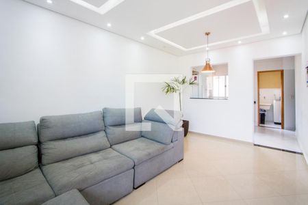 Sala de apartamento à venda com 3 quartos, 150m² em Vila Cecília Maria, Santo André