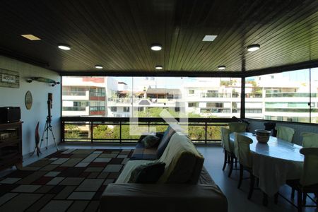 Vista - Sala de apartamento à venda com 4 quartos, 210m² em R dos Bandeirantes, Rio de Janeiro