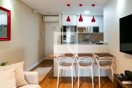 Sala de apartamento para alugar com 2 quartos, 55m² em Cidade Monções, São Paulo