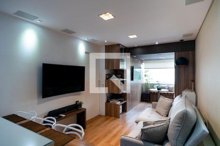 Sala de apartamento para alugar com 2 quartos, 55m² em Cidade Monções, São Paulo