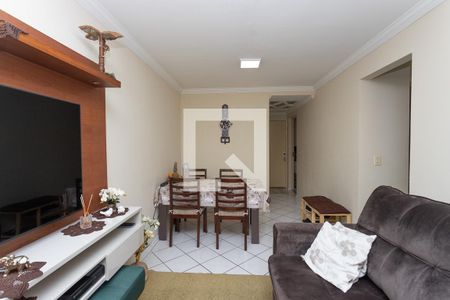 Sala  de apartamento à venda com 2 quartos, 65m² em Taboão, Diadema