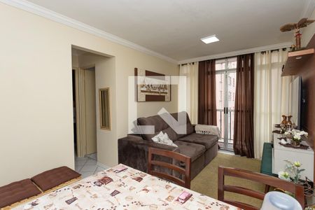 Sala  de apartamento à venda com 2 quartos, 65m² em Taboão, Diadema