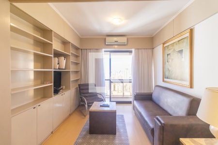 Sala   de apartamento para alugar com 1 quarto, 47m² em Cerqueira César, São Paulo