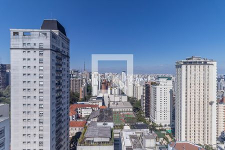 Vista da Varanda de apartamento para alugar com 1 quarto, 47m² em Cerqueira César, São Paulo