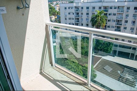 Varanda de apartamento à venda com 1 quarto, 41m² em Taquara, Rio de Janeiro