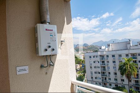 Varanda de apartamento à venda com 1 quarto, 41m² em Taquara, Rio de Janeiro