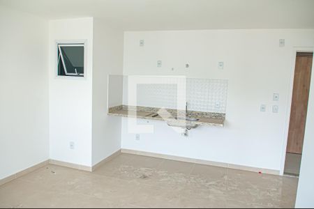 Sala e Cozinha de apartamento à venda com 1 quarto, 41m² em Taquara, Rio de Janeiro