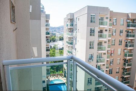 varanda de apartamento à venda com 1 quarto, 41m² em Taquara, Rio de Janeiro