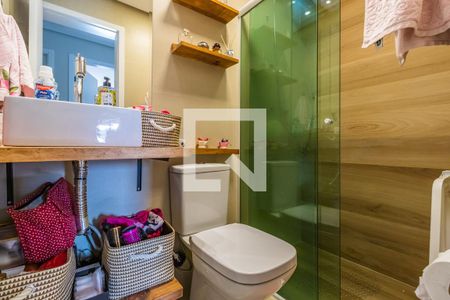 Banheiro Social de apartamento para alugar com 3 quartos, 140m² em Tamboré, Barueri