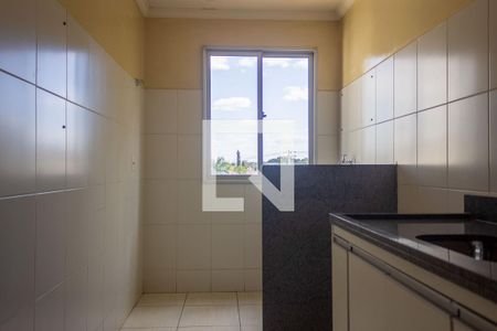 Cozinha de apartamento para alugar com 2 quartos, 53m² em Jardim Patrícia, Uberlândia