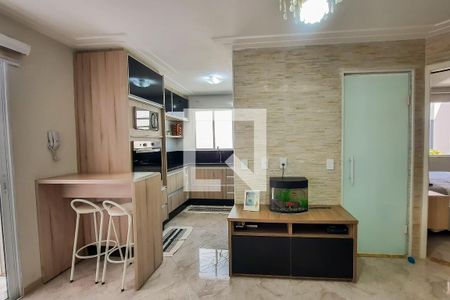 Sala de apartamento para alugar com 2 quartos, 88m² em Nova Petrópolis, São Bernardo do Campo
