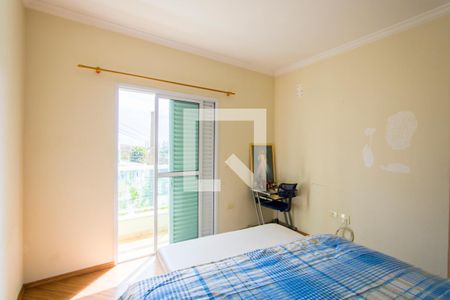Quarto 1 - Suíte de casa à venda com 3 quartos, 187m² em Vila Linda, Santo André