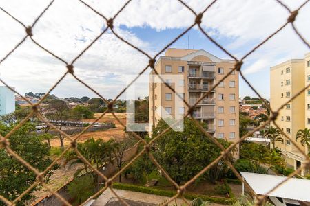 Vista da sacada de apartamento à venda com 2 quartos, 58m² em Vila Nova Teixeira, Campinas