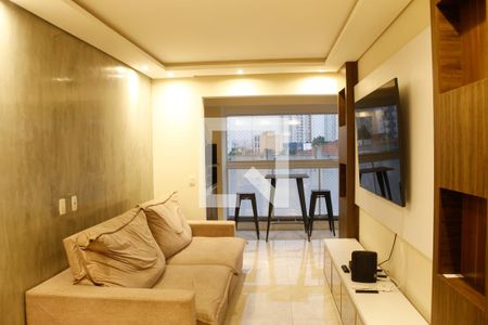 Sala de apartamento para alugar com 3 quartos, 93m² em Fundação, São Caetano do Sul