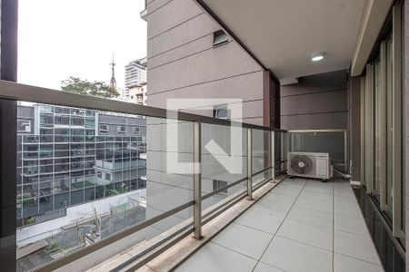 Varanda de apartamento à venda com 1 quarto, 44m² em Pinheiros, São Paulo