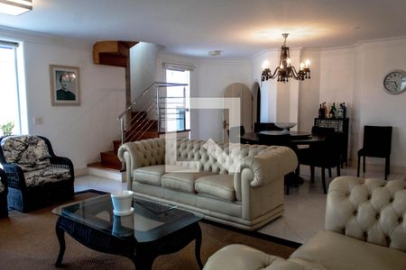 Sala de apartamento para alugar com 5 quartos, 600m² em Enseada, Guarujá