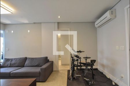Sala  de apartamento à venda com 1 quarto, 49m² em Cidade Monções, São Paulo