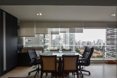 Varanda  de apartamento à venda com 1 quarto, 49m² em Cidade Monções, São Paulo