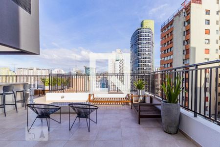 Studio à venda com 22m², 1 quarto e sem vagaTerraço