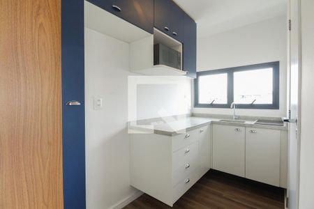 Studio para alugar com 25m², 1 quarto e sem vagaCozinha 