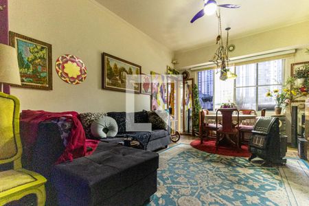 Sala de apartamento à venda com 3 quartos, 89m² em Vila Buarque, São Paulo