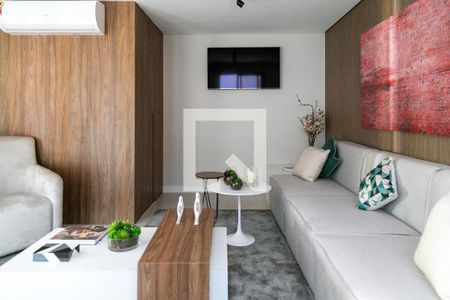 Studio para alugar com 26m², 1 quarto e sem vaga Studio para alugar com 26m², 1 quarto e sem vagaÁrea comum - Salão de festas