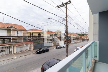 Varanda da Sala e Cozinha de apartamento para alugar com 1 quarto, 37m² em Vila Isolina Mazzei, São Paulo