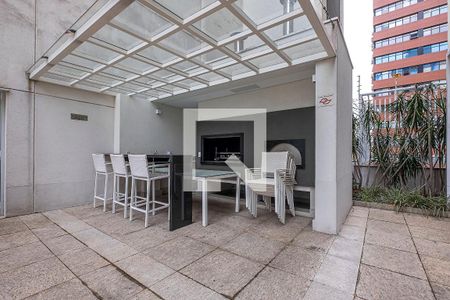 Apartamento à venda com 32m², 1 quarto e 1 vagaChurrasqueira