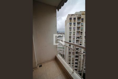 Varanda da Sala de apartamento para alugar com 3 quartos, 78m² em Del Castilho, Rio de Janeiro