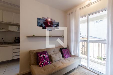 Sala de apartamento à venda com 1 quarto, 36m² em Santa Efigênia, São Paulo