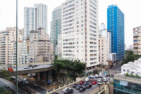 Vista da Varanda de kitnet/studio para alugar com 1 quarto, 45m² em Bela Vista, São Paulo