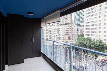 Varanda de kitnet/studio para alugar com 1 quarto, 45m² em Bela Vista, São Paulo