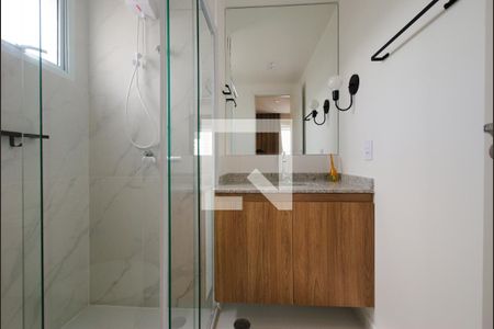 Studio para alugar com 27m², 1 quarto e sem vaga Studio para alugar com 27m², 1 quarto e sem vagaBanheiro