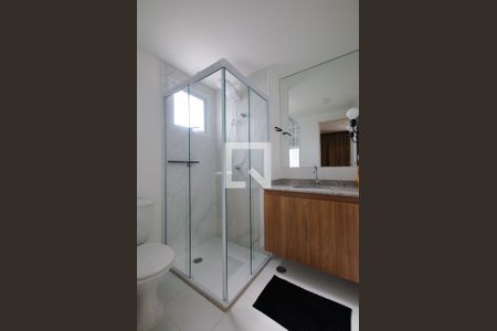 Studio para alugar com 27m², 1 quarto e sem vaga Studio para alugar com 27m², 1 quarto e sem vagaBanheiro