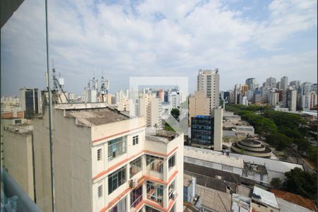Studio para alugar com 27m², 1 quarto e sem vaga Studio para alugar com 27m², 1 quarto e sem vagaVaranda - Vista