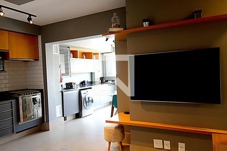 Sala de apartamento para alugar com 2 quartos, 57m² em Vila Andrade, São Paulo