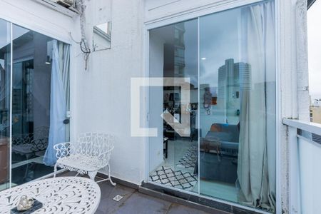 Varanda da Sala de apartamento à venda com 1 quarto, 32m² em Cerqueira César, São Paulo