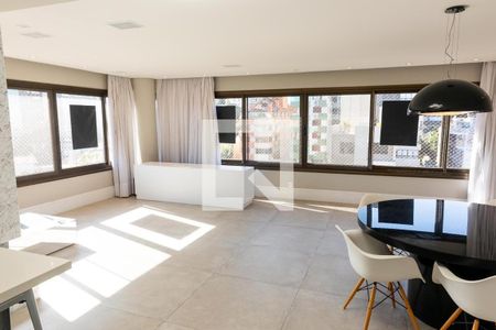Sala de apartamento à venda com 2 quartos, 119m² em Petrópolis, Porto Alegre