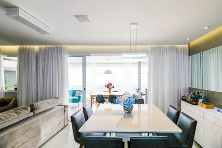 Sala de jantar de apartamento para alugar com 3 quartos, 138m² em Santo Amaro, São Paulo